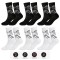 European and American style motorcycle pattern socks, street retro skateboard helmet, motorcycle rock socks, women's sports wholesale
