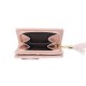 Cross-border Taobao bestseller, women's short wallet, foldable, fresh bow, kitten pendant, student wallet in stock