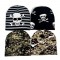 New autumn and winter Kuromi Stitch jacquard knitted hat, anime Sanrio warm pullover wool hat.