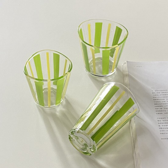 Korean Instagram Style Dreamy Colored Star Glass Coffee Cup, Super Fairy Girly Drinking Glass Goblet