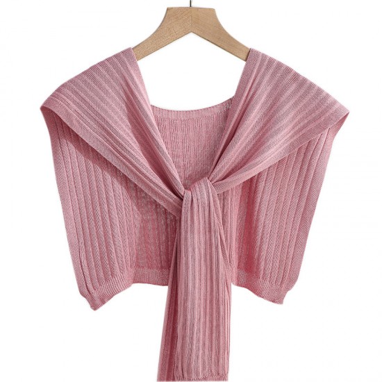 Korean Dongdaemun air-conditioned room scarf for women, a small shawl for autumn and winter outerwear, a neck shawl, and a small cape Korean Dongdaemun air-conditioned room scarf for women, a small shawl for autumn and winter outerwear, a neck shawl, and a small cape