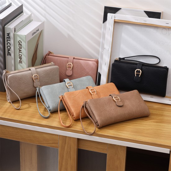 Lianbu new women's wallet, Korean-style, fashionable, versatile, European and American style, soft PU zippered multifunctional large-capacity wallet Lianbu new women's wallet, Korean-style, fashionable, versatile, European and American style, soft PU zippered multifunctional large-capacity wallet
