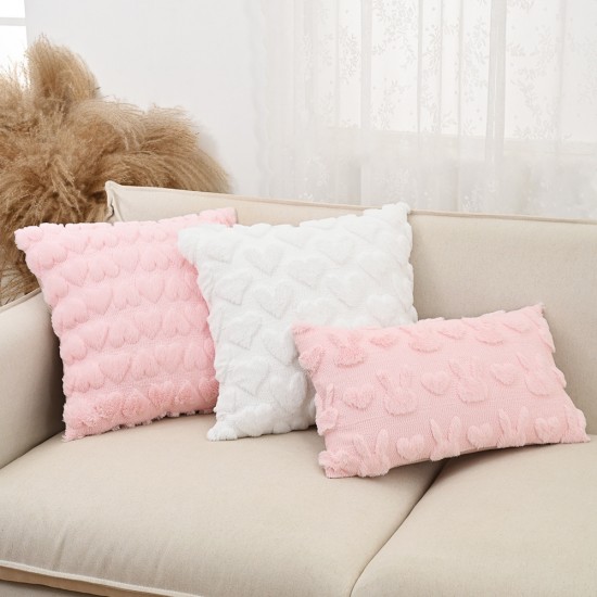Nordic Instagram Valentine's Day Heart Home Pillowcase, Cute B&B Plush Sofa Living Room Pillow, Bedside Headrest Nordic Instagram Valentine's Day Heart Home Pillowcase, Cute B&B Plush Sofa Living Room Pillow, Bedside Headrest
