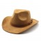 Amazon's new European and American style woolen hats, suede, and couple's woolen western cowboy hats.