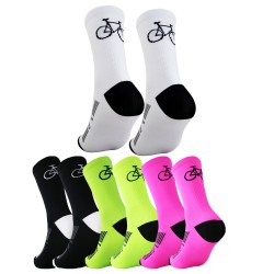 Amazon cross-border outdoor cycling socks, mid-calf socks, road cycling training socks, wholesale.