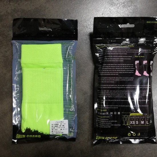 Breathable soccer socks, men's shin guards. Professional outdoor sports protective gear for children.