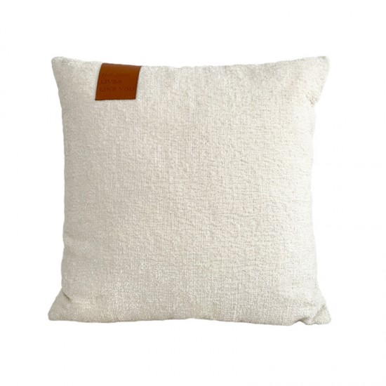 Nordic ins chenille leather label solid color pillowcase for B&B and hotel rooms, living room sofa and bed cushions. Nordic ins chenille leather label solid color pillowcase for B&B and hotel rooms, living room sofa and bed cushions.