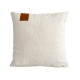 Nordic ins chenille leather label solid color pillowcase for B&B and hotel rooms, living room sofa and bed cushions. Nordic ins chenille leather label solid color pillowcase for B&B and hotel rooms, living room sofa and bed cushions.