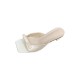 Open-toe satin soft block heel sandals, 2025 summer new French bow sandals Open-toe satin soft block heel sandals, 2025 summer new French bow sandals