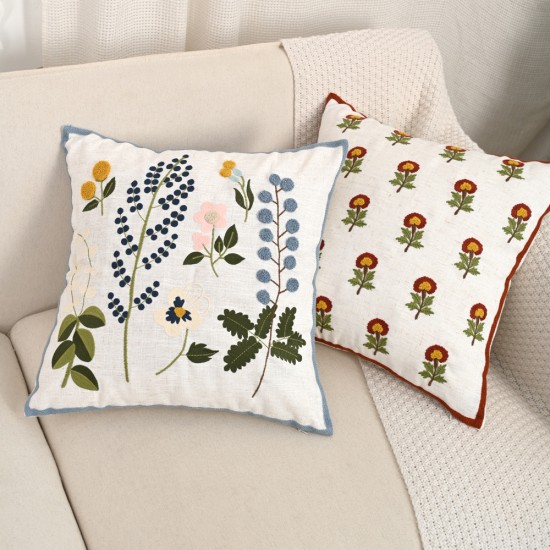 Amazon cross-border Bohemian tassel lace decorative pillowcases, autumn cotton and linen retro pastoral sofa decorative pillowcases