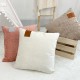 Nordic ins chenille leather label solid color pillowcase for B&B and hotel rooms, living room sofa and bed cushions. Nordic ins chenille leather label solid color pillowcase for B&B and hotel rooms, living room sofa and bed cushions.