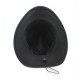 Amazon's best-selling topper, ethnic-style cowboy logo western cowboy hat, rolled brim, retro riding hat, woolen felt hat