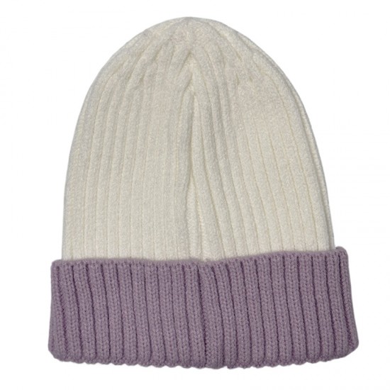 Winter colorblock earmuffs for women, cross-border brimless beanie, versatile and simple men's warm knitted hat, wholesale. Winter colorblock earmuffs for women, cross-border brimless beanie, versatile and simple men's warm knitted hat, wholesale.