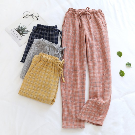 New women's shorts, pure cotton double-layer gauze pajamas, thin, soft, loose summer beach shorts. New women's shorts, pure cotton double-layer gauze pajamas, thin, soft, loose summer beach shorts.