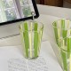 Korean Instagram Style Dreamy Colored Star Glass Coffee Cup, Super Fairy Girly Drinking Glass Goblet