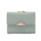 Women's Short Wallet, In-Style Niche Japanese and Korean Style, Fresh and Luxurious Tri-Fold Bag, Multiple Card Slots, Folding Preppy Style Coin Purse