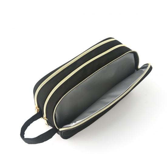 Feihong cross-border embroidered lettering cosmetic bag, Amazon waterproof, portable toiletry bag, large capacity, portable storage bag Feihong cross-border embroidered lettering cosmetic bag, Amazon waterproof, portable toiletry bag, large capacity, portable storage bag