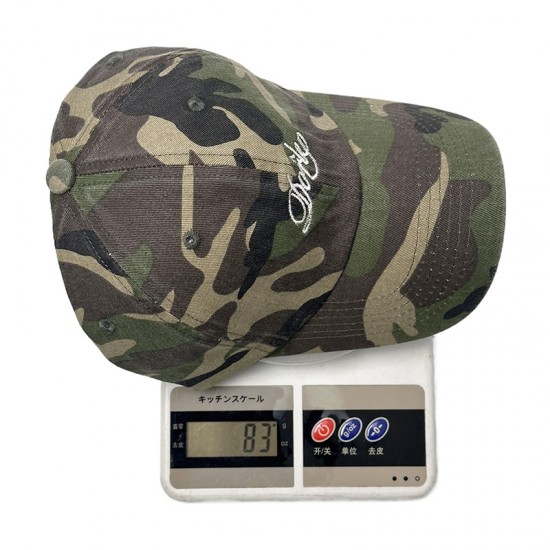 Cross-border new letter camouflage baseball cap for women, outdoor sun protection visor hat, men's street sports hat