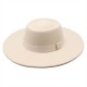 2021 new simple solid-color woolen 9.5cm brim, warm outdoor oval-shaped topper for men and women for autumn and winter 2021 new simple solid-color woolen 9.5cm brim, warm outdoor oval-shaped topper for men and women for autumn and winter