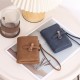 Lianbu new Japanese and Korean style, fresh and simple, zippered and clasp, short multifunctional card holder, handbag, student coin purse. Lianbu new Japanese and Korean style, fresh and simple, zippered and clasp, short multifunctional card holder, handbag, student coin purse.