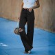 European and American Cross-Border 2025 Spring/Autumn New High-Waisted Slimming Ripped Straight-Leg Jeans for Women: In Stock