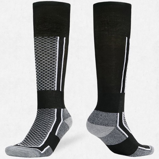 Men's and women's long-tube outdoor towel-soled hiking snow socks, winter professional ski socks, thickened and warm, snowboarding. Men's and women's long-tube outdoor towel-soled hiking snow socks, winter professional ski socks, thickened and warm, snowboarding.