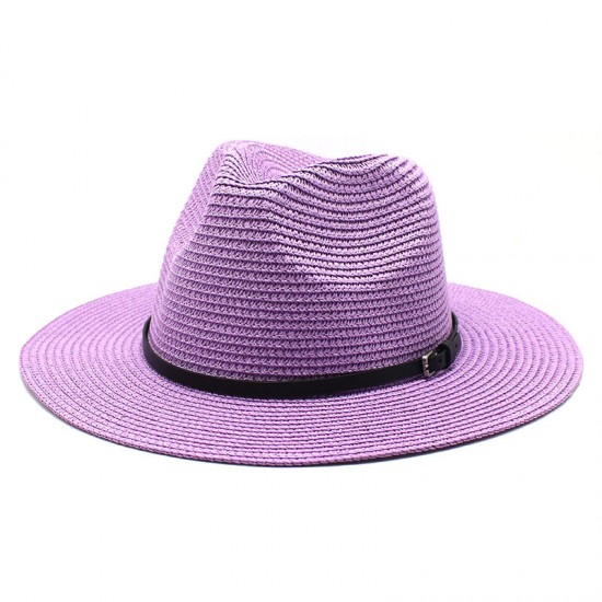 Colorful, 20-color summer foldable wide-brim straw hat for men and women, beach-style British Panama sun hat. Colorful, 20-color summer foldable wide-brim straw hat for men and women, beach-style British Panama sun hat.