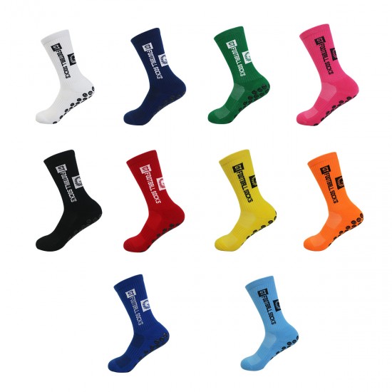 Men's sports soccer socks, rubberized non-slip training mid-calf socks with a towel sole, thickened cushioning mid-calf socks wholesale Men's sports soccer socks, rubberized non-slip training mid-calf socks with a towel sole, thickened cushioning mid-calf socks wholesale