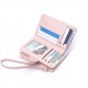 2025 solid color new wallet Women's medium-sized bag with a bow-knot, stylish, large capacity, small, fresh, and simple coin purse.