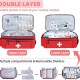 Feihong cross-border home first aid kit, large capacity, fixed medicine bottle storage bag, travel medicine storage box Feihong cross-border home first aid kit, large capacity, fixed medicine bottle storage bag, travel medicine storage box