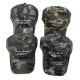 Cross-border PARTY lettered camouflage baseball caps, men's and women's streetwear caps, trendy outdoor hats, fashionable casual sun hats.