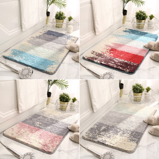 Bathroom absorbent floor mats, small fragrance-style bathroom floor mats, non-slip bathroom doormats, sink rugs.