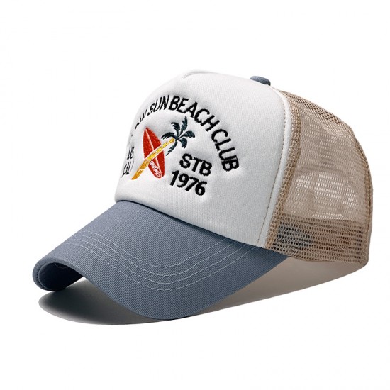 Classic American hip-hop embroidered lettered trucker baseball caps, spring and summer sun visor hats for men and women, wholesale Classic American hip-hop embroidered lettered trucker baseball caps, spring and summer sun visor hats for men and women, wholesale
