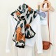 New European and American leopard print bow-knotted long scarves, versatile, high-end thin outerwear shawls for women, wholesale. New European and American leopard print bow-knotted long scarves, versatile, high-end thin outerwear shawls for women, wholesale.