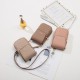 Guangzhou Bag 2024 hot-selling women's phone bag, fashionable crossbody shoulder bag, diamond-patterned embroidered women's double-layer PU wallet Guangzhou Bag 2024 hot-selling women's phone bag, fashionable crossbody shoulder bag, diamond-patterned embroidered women's double-layer PU wallet