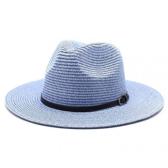 Colorful, 20-color summer foldable wide-brim straw hat for men and women, beach-style British Panama sun hat. Colorful, 20-color summer foldable wide-brim straw hat for men and women, beach-style British Panama sun hat.