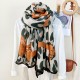 New European and American leopard print bow-knotted long scarves, versatile, high-end thin outerwear shawls for women, wholesale. New European and American leopard print bow-knotted long scarves, versatile, high-end thin outerwear shawls for women, wholesale.
