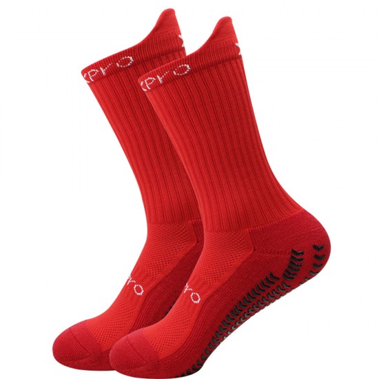 Non-slip training mid-length football socks Thickened sweat-wicking, mid-calf men's sports socks with a towel sole for competition, breathable and non-slip.