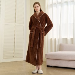 New Women's Bathrobe, Mid-Length, Quick-Drying, Spring/Autumn Thin, Men's Hotel/B&B Couple's Nightgown, Hot Spring Bathrobe