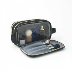 Feihong cross-border embroidered lettering cosmetic bag, Amazon waterproof, portable toiletry bag, large capacity, portable storage bag