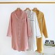Wholesale new women's nightgown, cotton crepe bath skirt, double-layer gauze open-front long-sleeved loungewear, dropshipping. Wholesale new women's nightgown, cotton crepe bath skirt, double-layer gauze open-front long-sleeved loungewear, dropshipping.