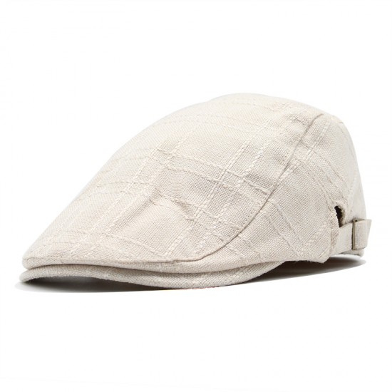 Cotton and linen berets, men's and women's fashionable breathable peaked caps, AliExpress.
