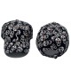 New cross-border baseball cap with skull print, fashionable and versatile, outdoor casual sun hat for men and women.