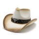 Western cowboy hat, spring and summer, horseback riding, beach, and vacation hat, hard straw hat for sun protection Western cowboy hat, spring and summer, horseback riding, beach, and vacation hat, hard straw hat for sun protection