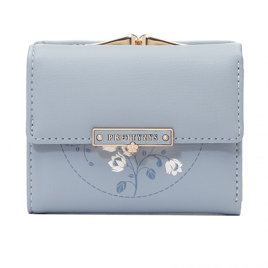 Hot Selling 2024 New Japanese and Korean Style Short Wallet, Small Fresh Tri-Folding Clip Bag for Women, Foldable Student Coin Purse