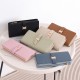 Lianbu New Women's Wallet, Long PU Leather Bi-Fold Wallet, Luxury European and American Multifunctional Clutch Lianbu New Women's Wallet, Long PU Leather Bi-Fold Wallet, Luxury European and American Multifunctional Clutch