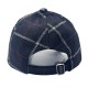 New Wool Hats for Men: Fall/Winter Sun Protection Baseball Hat, Korean Classic Plaid Hard Top Baseball Hat Trend