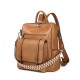 New cross-border retro women's backpacks, new high-end PU soft leather dual-use shoulder bags, large-capacity commuter backpacks New cross-border retro women's backpacks, new high-end PU soft leather dual-use shoulder bags, large-capacity commuter backpacks