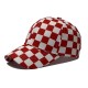 Cross-border new sports baseball cap, a stylish, unisex checkerboard peaked cap, a trendy outdoor sun protection hat.