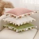 Nordic living room sofa pillowcase, small daisy flower, bay window cartoon girl pillow, bedside cushion Nordic living room sofa pillowcase, small daisy flower, bay window cartoon girl pillow, bedside cushion